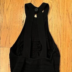 Bodycon Elegant Black Sleeveless Dress forever 21